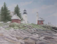 Pemaquid Point by Allan Forrest Small